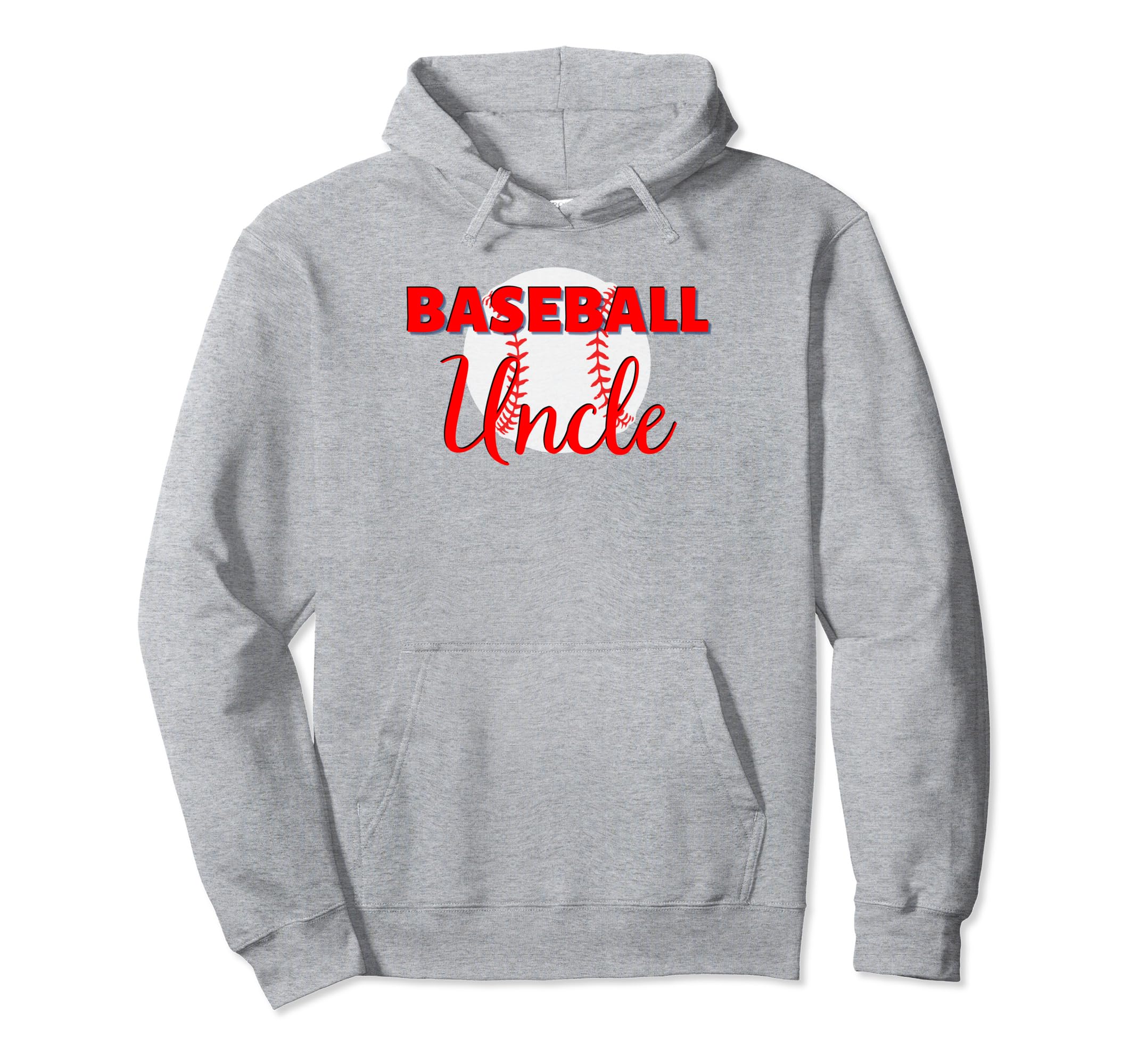 Baseball Uncle Family Matching Funny Hoodie - Trendy Graphic for Adults - T-Shirt, Sweatshirt, Hoodie