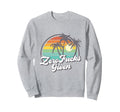 Zero Fucks Given Sunset Palm Sweatshirt - Streetwear Style for Adults - T-Shirt, Sweatshirt, Hoodie