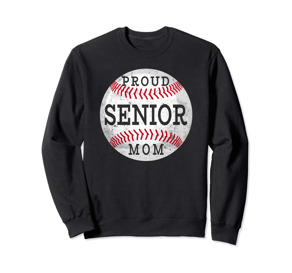 Proud Senior Baseball Player Mom Sweatshirt - Custom Art Print for Adults - T-Shirt, Sweatshirt, Hoodie