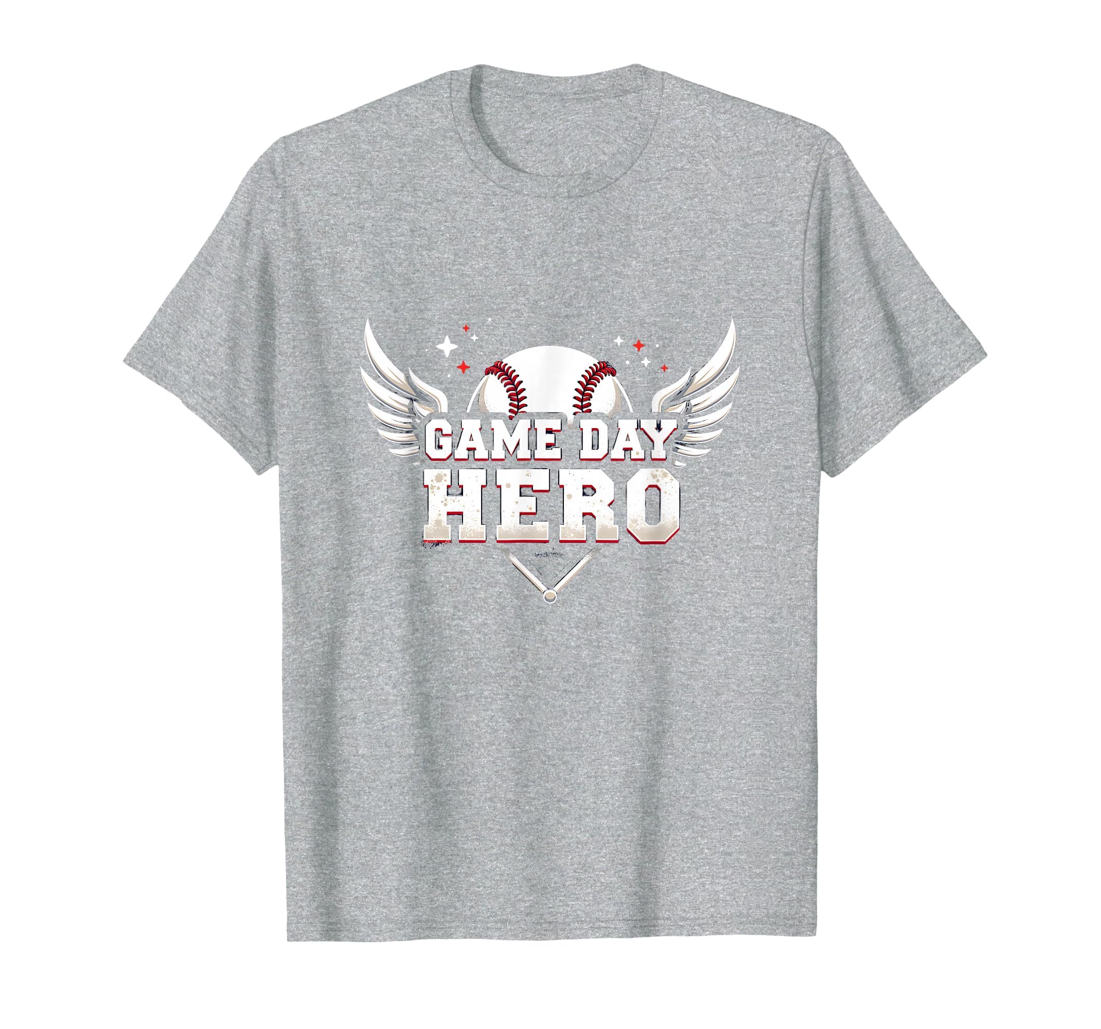 Baseball Dad Game Day Hero Proud T-Shirt - Unique Graphic for Adults - T-Shirt, Sweatshirt, Hoodie