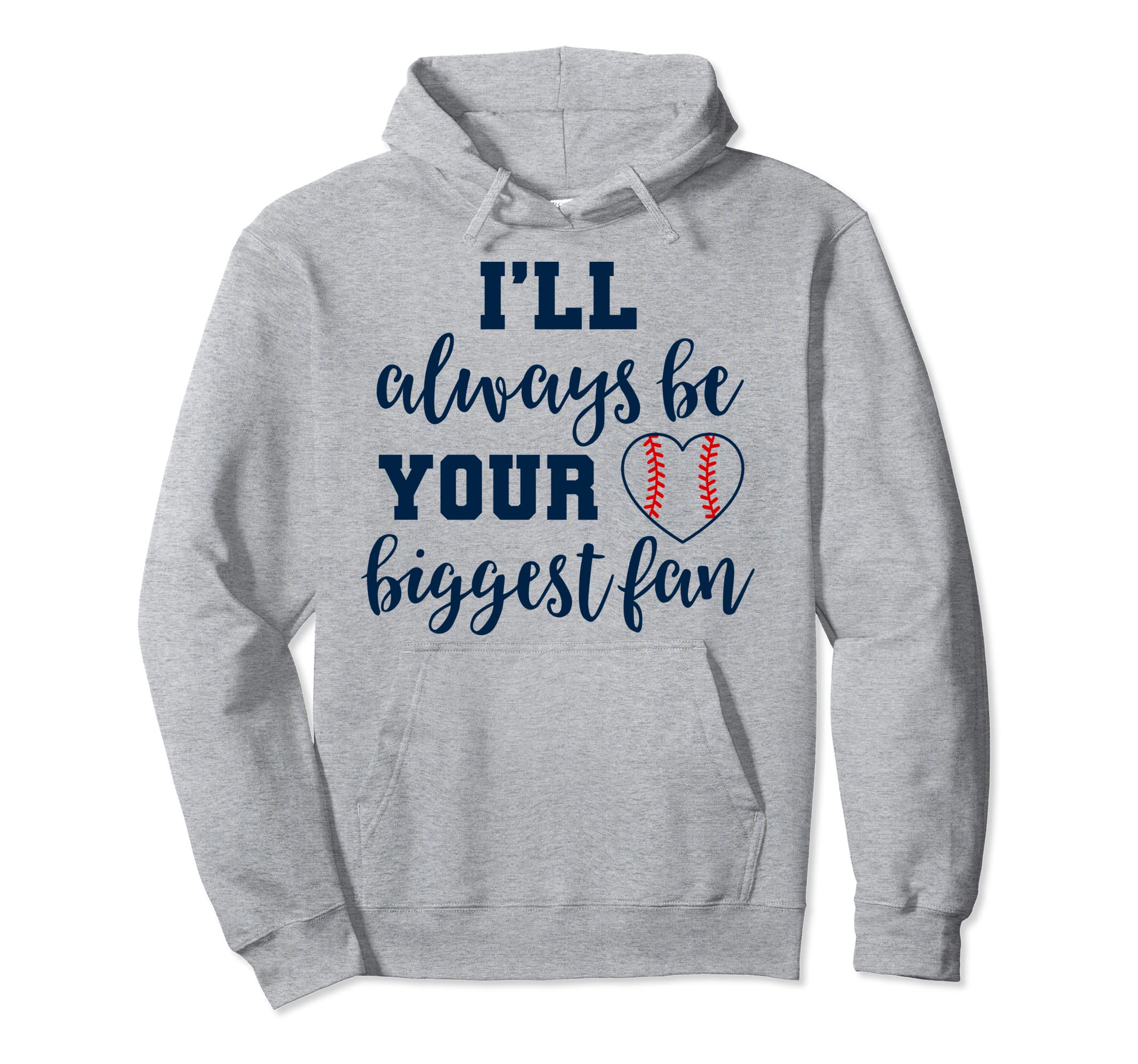 Biggest Fan Baseball Moms Hoodie - Casual Everyday Wear for Adults - T-Shirt, Sweatshirt, Hoodie