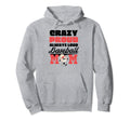 Crazy Proud Always Loud Baseball Mom Funny Hoodie - Novelty Apparel Unisex - T-Shirt, Sweatshirt, Hoodie