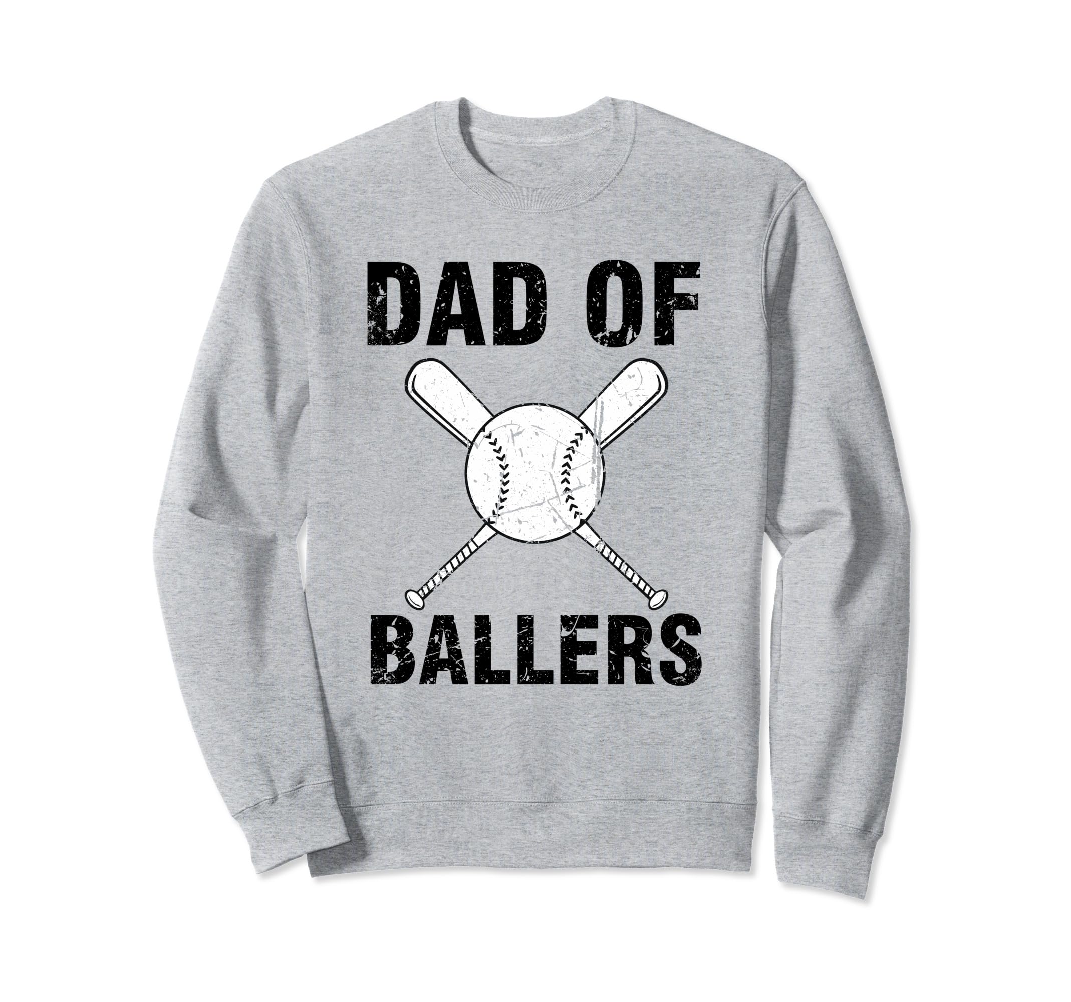 Dad Ballers Baseball Softball Sport Sweatshirt - Trendy Graphic Unisex - T-Shirt, Sweatshirt, Hoodie