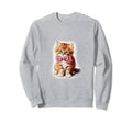 Coquette Kitten Girlcore Y2K Sweatshirt - Aesthetic Graphic Unisex - T-Shirt, Sweatshirt, Hoodie