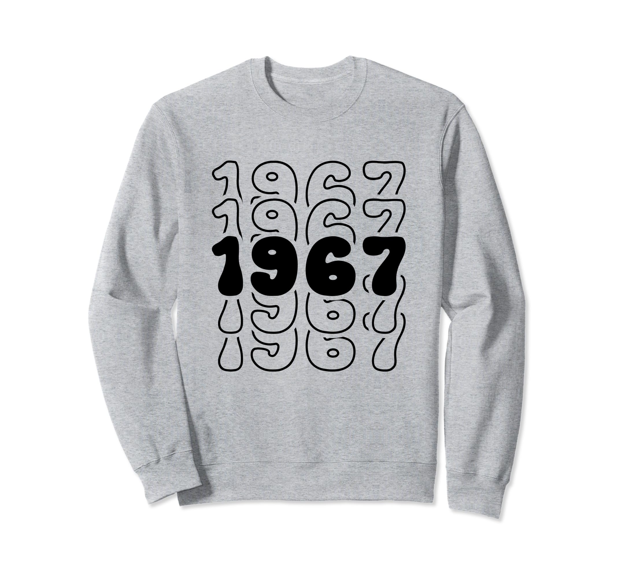 57 Year Old Groovy 57Th Sweatshirt - Casual Everyday Wear for Adults - T-Shirt, Sweatshirt, Hoodie
