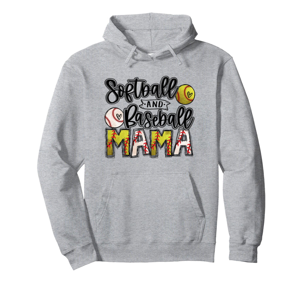 Ball Mom Softball Mama Baseball Mama Hoodie - Novelty Apparel Men Women - T-Shirt, Sweatshirt, Hoodie