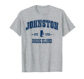 Johnston Rhode Island Ri Sports Navy T-Shirt - Custom Art Print Unisex - T-Shirt, Sweatshirt, Hoodie