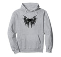 Bat Coquette Bow Halloween Bow Black Hoodie - Fun Novelty Design Unisex - T-Shirt, Sweatshirt, Hoodie