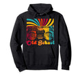 Old School Portable Boombox Cassette Hoodie - Novelty Apparel Unisex - T-Shirt, Sweatshirt, Hoodie