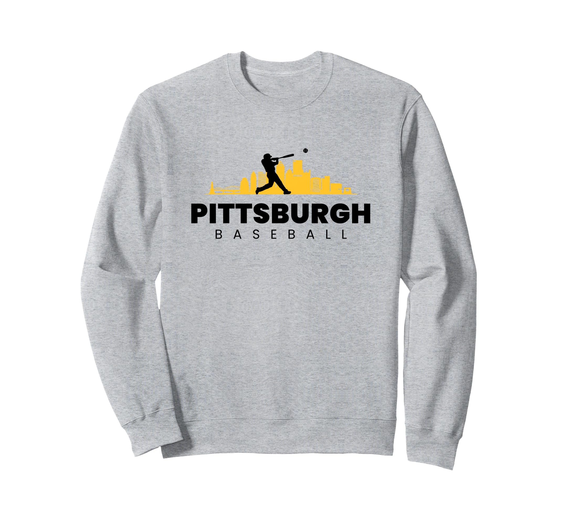Pittsburgh Baseball Minimalist Sweatshirt - Streetwear Style for Adults - T-Shirt, Sweatshirt, Hoodie