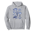 90S Trendy Fisherman Aesthetic Fish Hoodie - Aesthetic Graphic for Adults - T-Shirt, Sweatshirt, Hoodie
