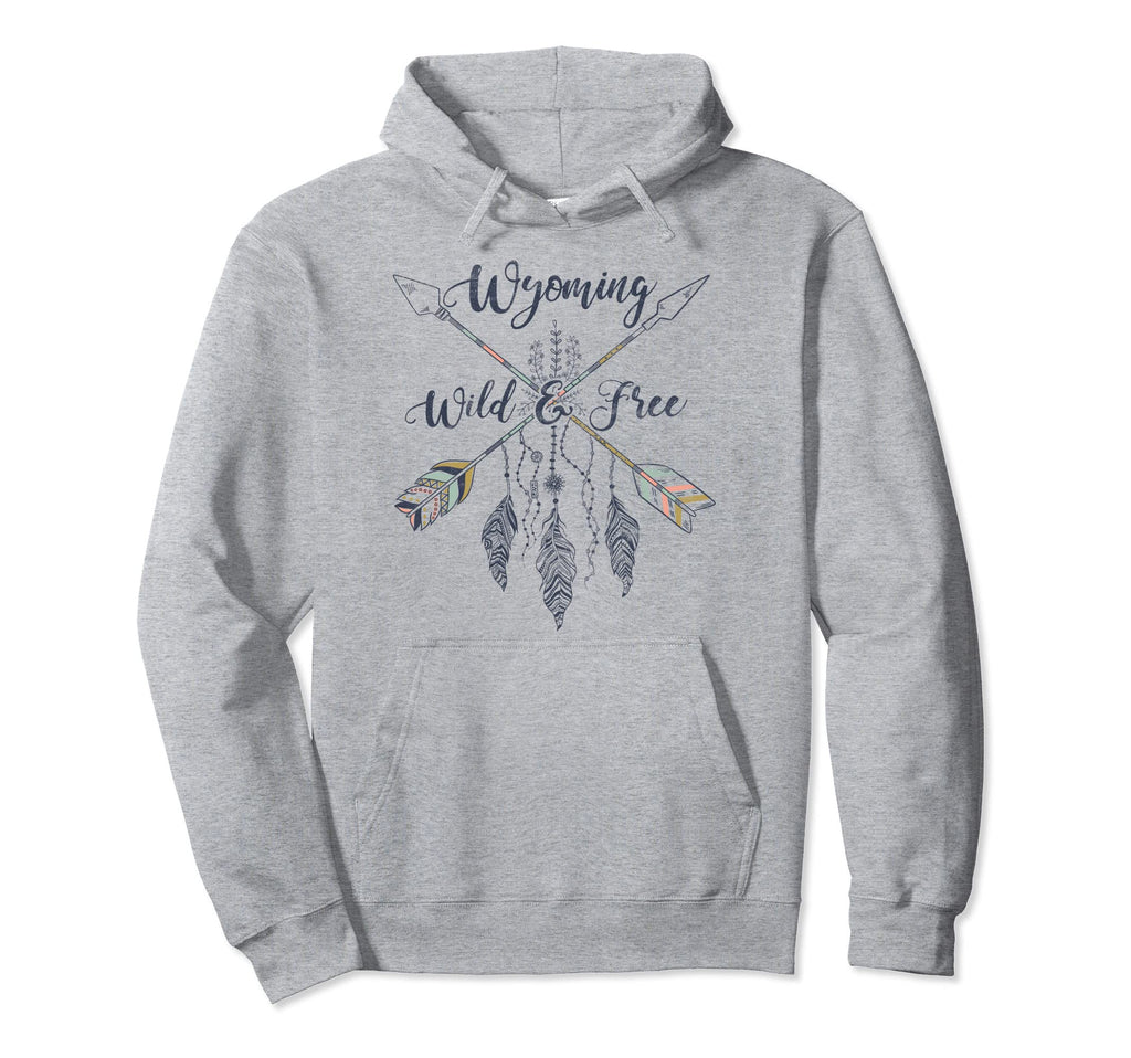 Wyoming Hippy Chic Wild And Free Hoodie - Custom Art Print Men Women - T-Shirt, Sweatshirt, Hoodie
