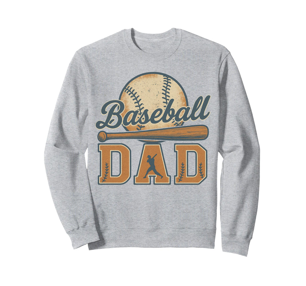 Baseball Dad Summer Sports Lover Sweatshirt - Fun Novelty Design Unisex - T-Shirt, Sweatshirt, Hoodie
