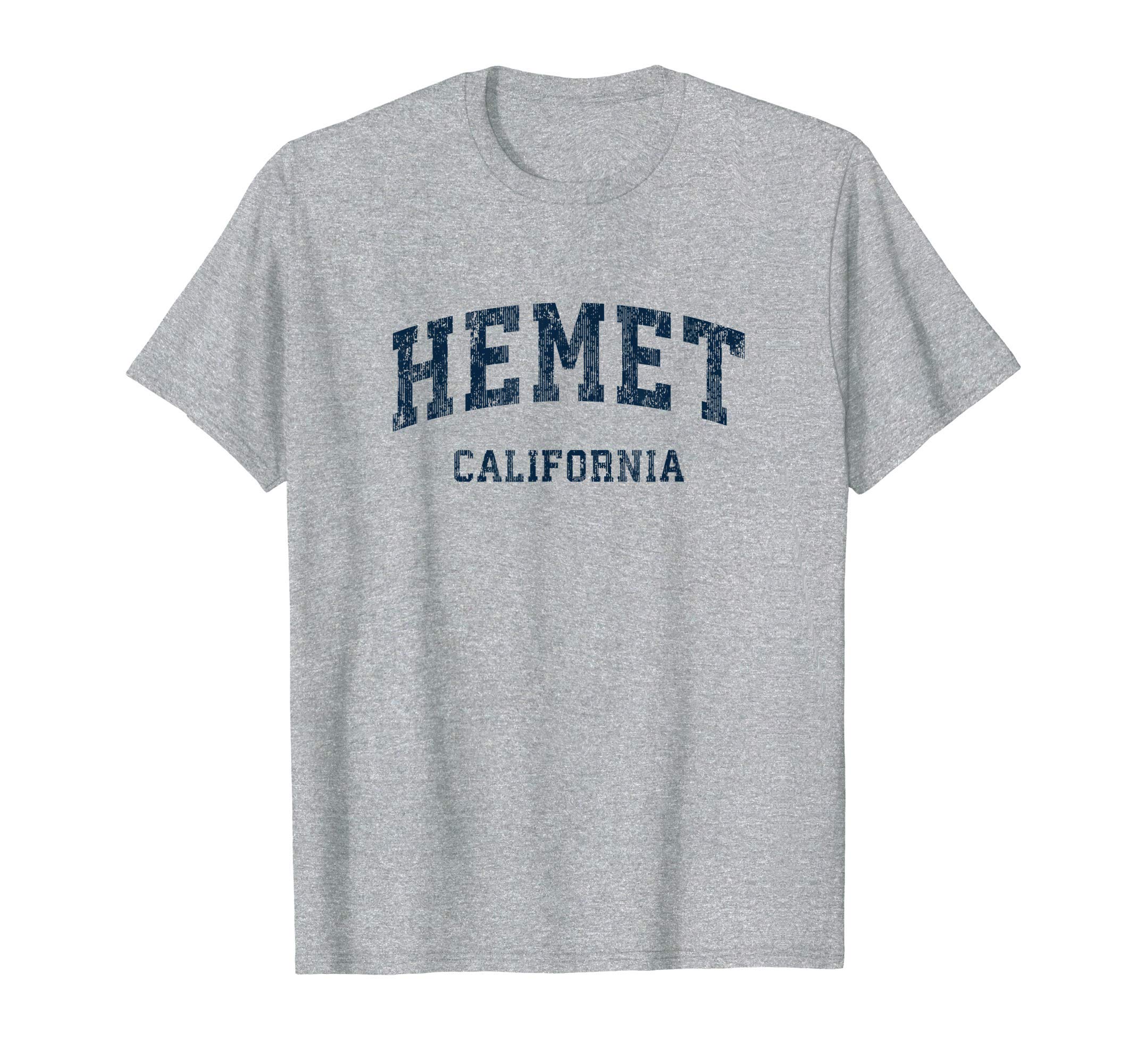 Hemet California Ca Varsity Sports Navy T-Shirt - Trendy Graphic Unisex - T-Shirt, Sweatshirt, Hoodie