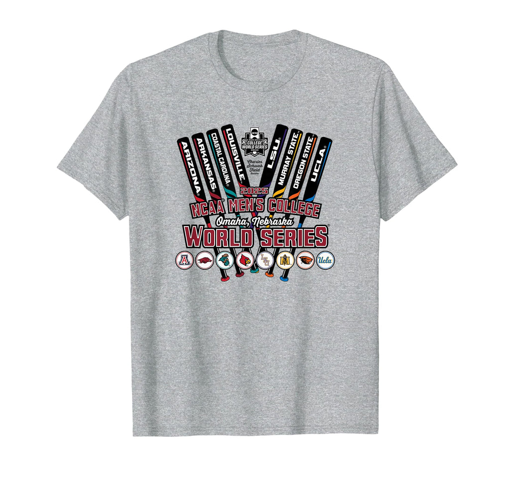 Mens College World Series 2025 Ncaa T-Shirt - Unique Graphic Unisex - T-Shirt, Sweatshirt, Hoodie