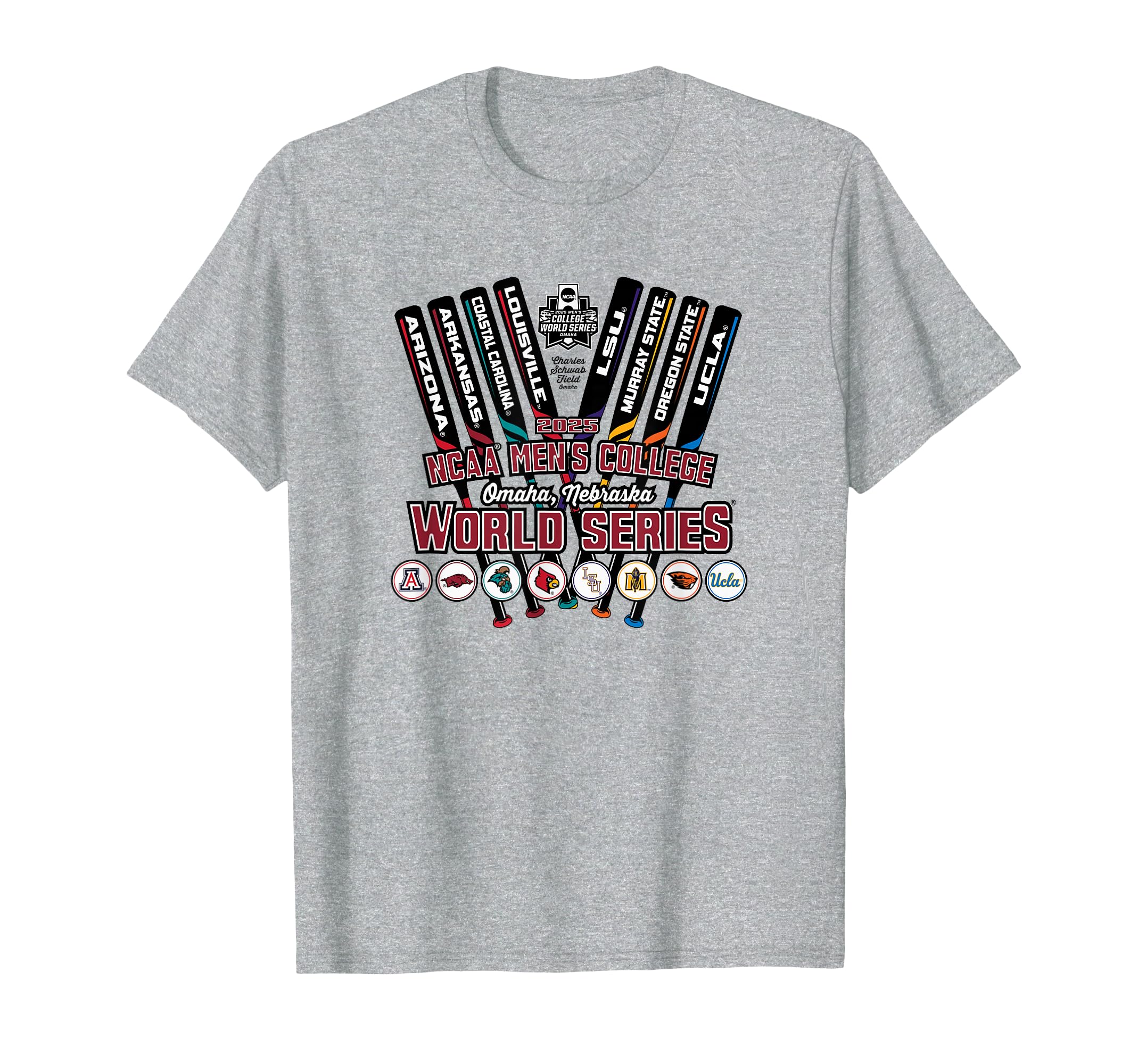 Mens College World Series 2025 Ncaa T-Shirt - Unique Graphic Unisex - T-Shirt, Sweatshirt, Hoodie