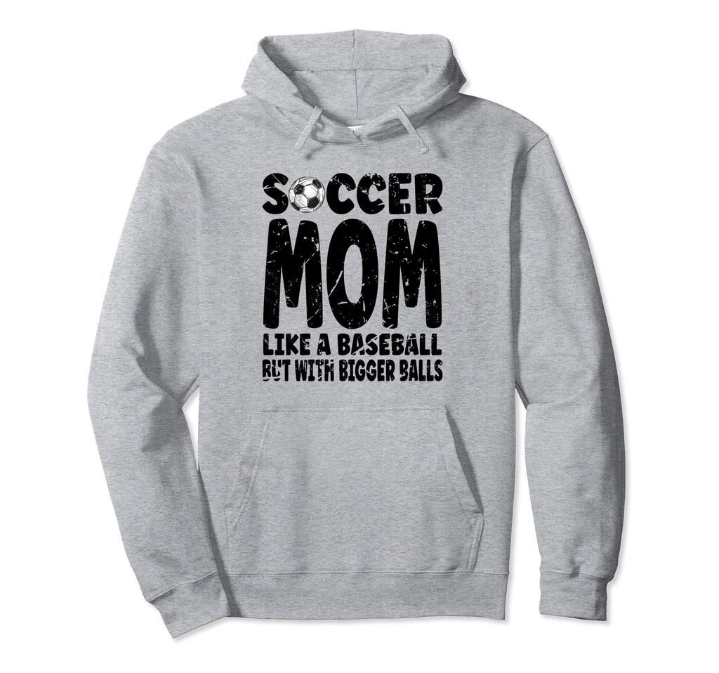 Soccer Soccer Mom Like Baseball But Hoodie - Custom Art Print for Adults - T-Shirt, Sweatshirt, Hoodie