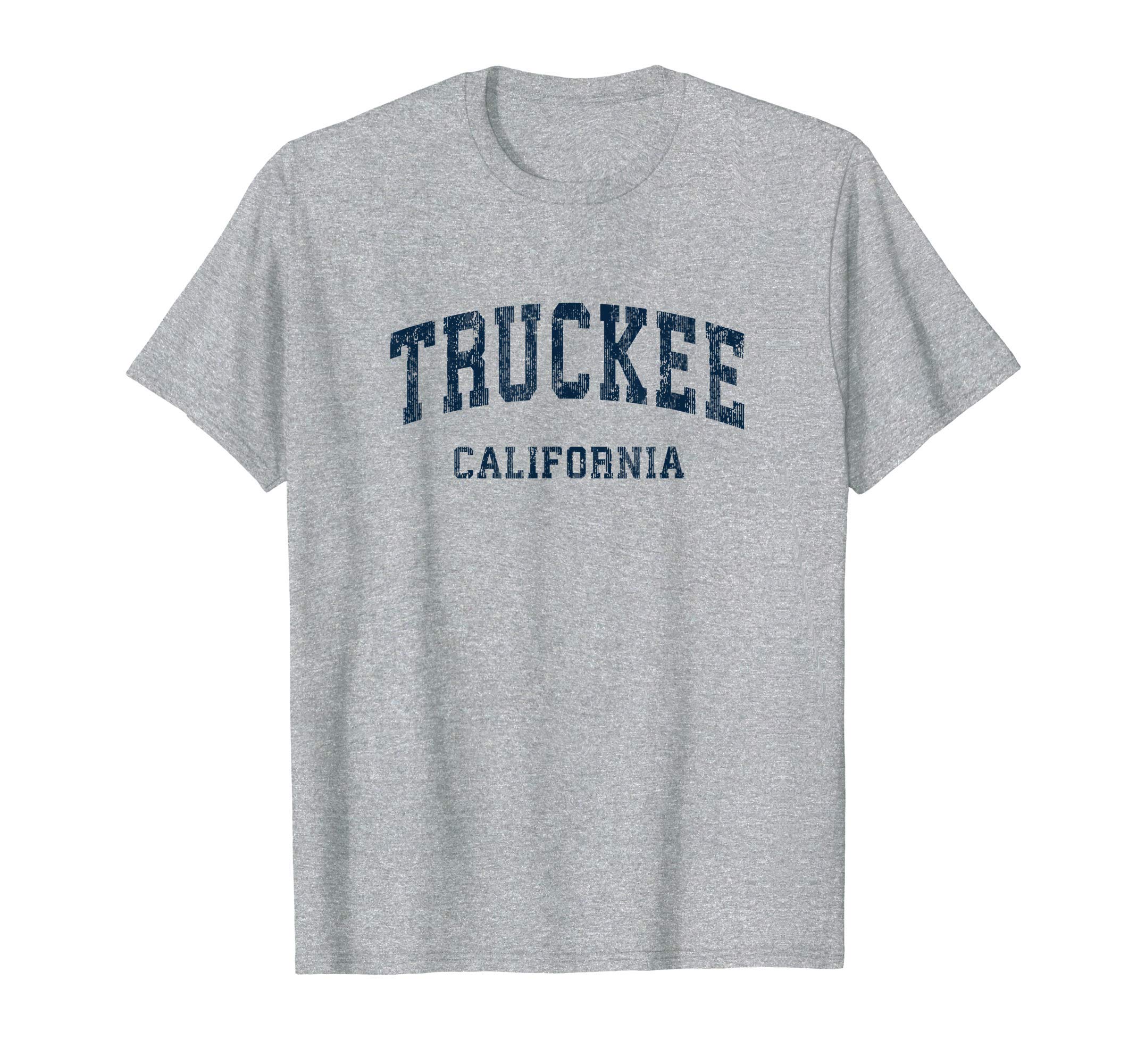 Truckee California Ca Varsity Sports Navy T-Shirt - Graphic Print Unisex - T-Shirt, Sweatshirt, Hoodie