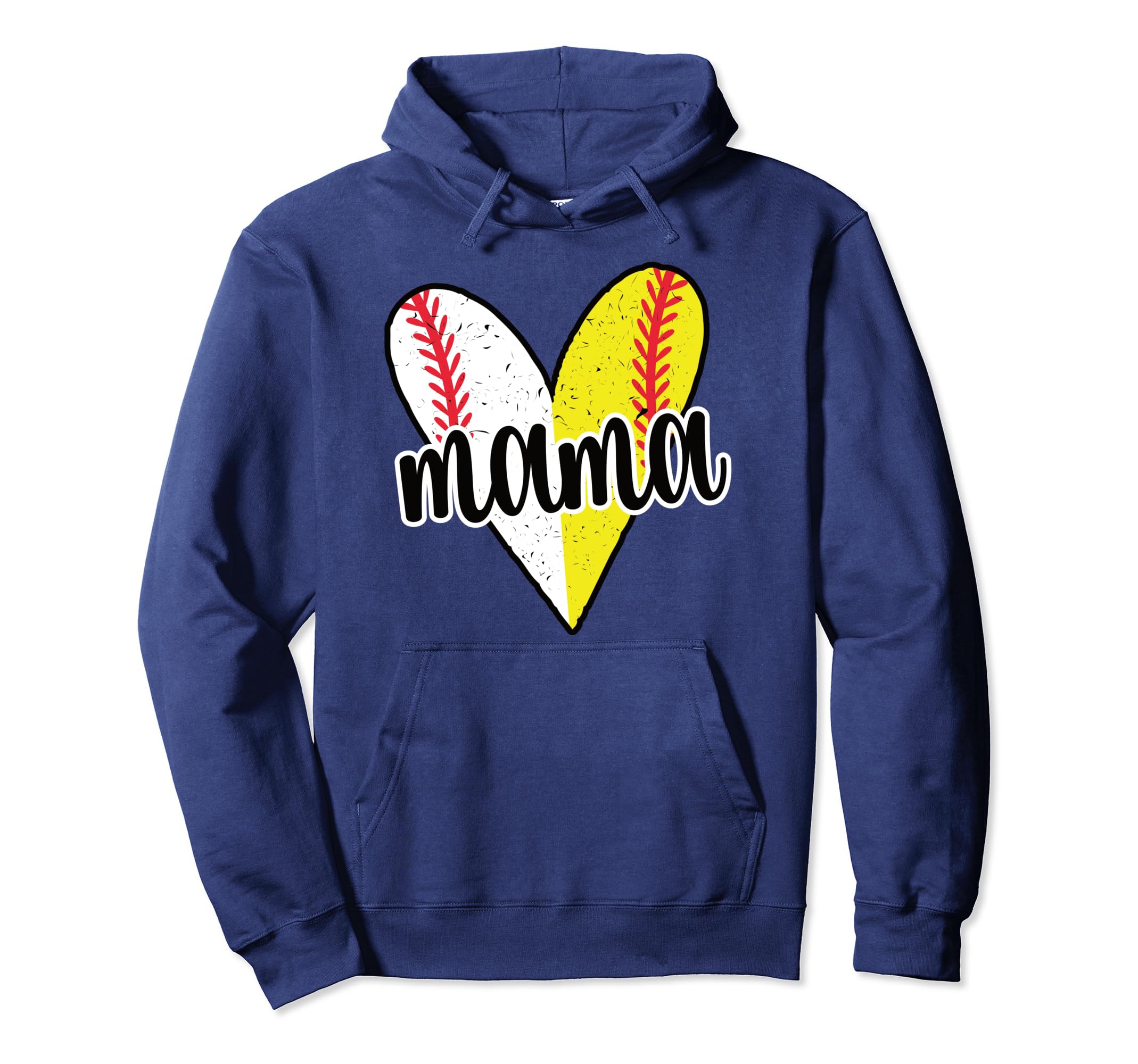 Baller Mama Proud Softball Baseball Hoodie - Unique Graphic Men Women - T-Shirt, Sweatshirt, Hoodie