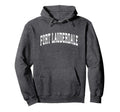 Fort Lauderdale Florida Fl Varsity Hoodie - Novelty Apparel for Adults - T-Shirt, Sweatshirt, Hoodie