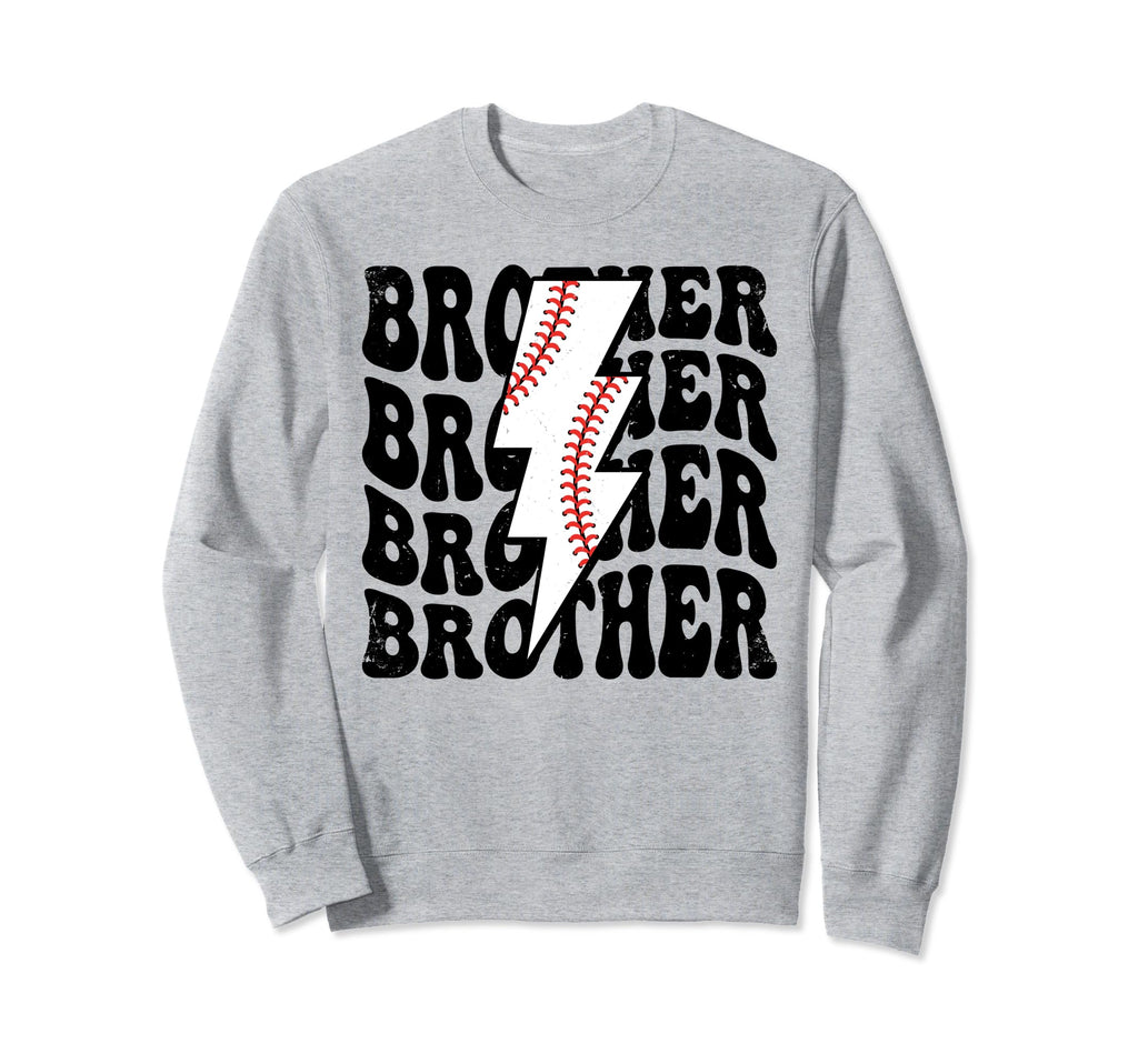 Lightning Groovy Proud Baseball Sweatshirt - Aesthetic Graphic for Adults - T-Shirt, Sweatshirt, Hoodie
