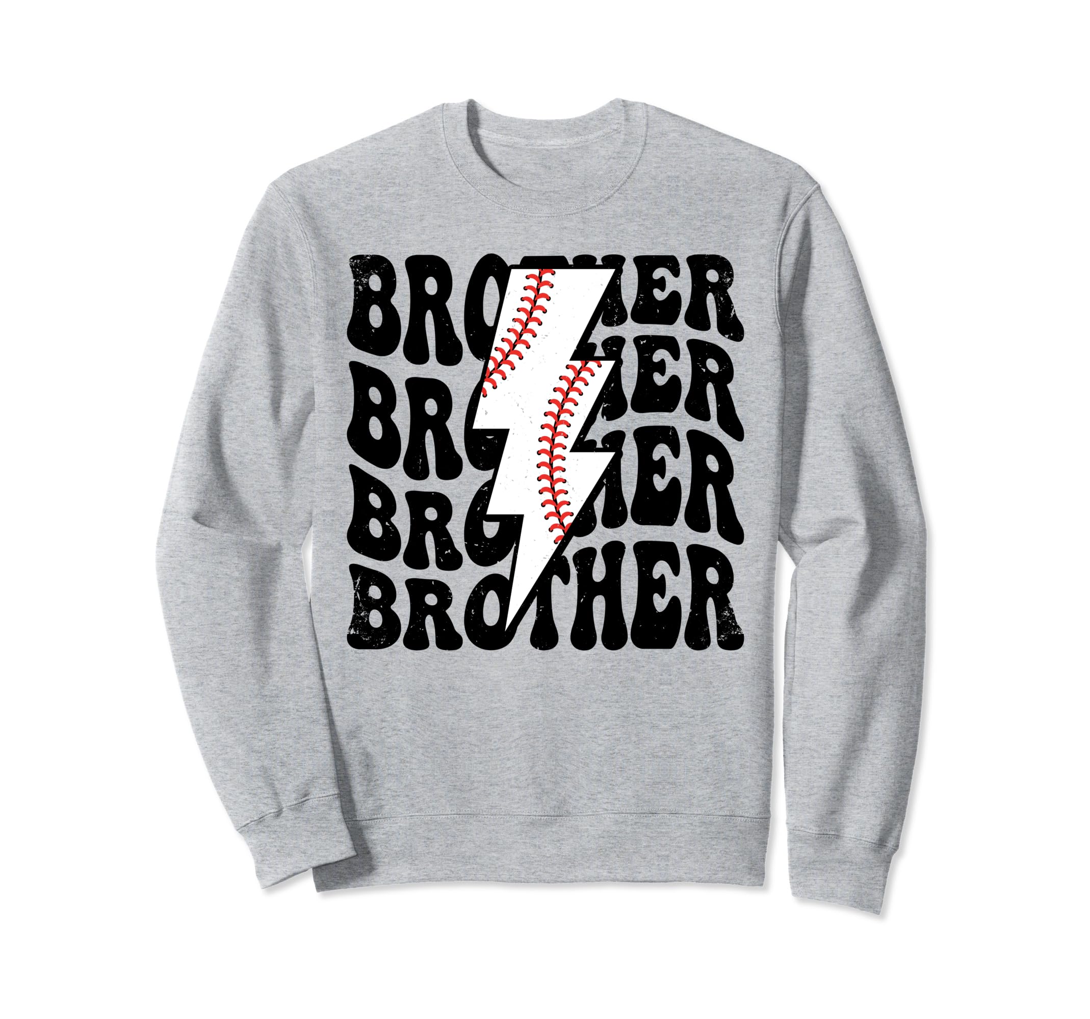Lightning Groovy Proud Baseball Sweatshirt - Aesthetic Graphic for Adults - T-Shirt, Sweatshirt, Hoodie