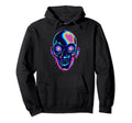 Skull Vaperwave Aesthetic Hoodie - Minimalist Print for Adults - T-Shirt, Sweatshirt, Hoodie