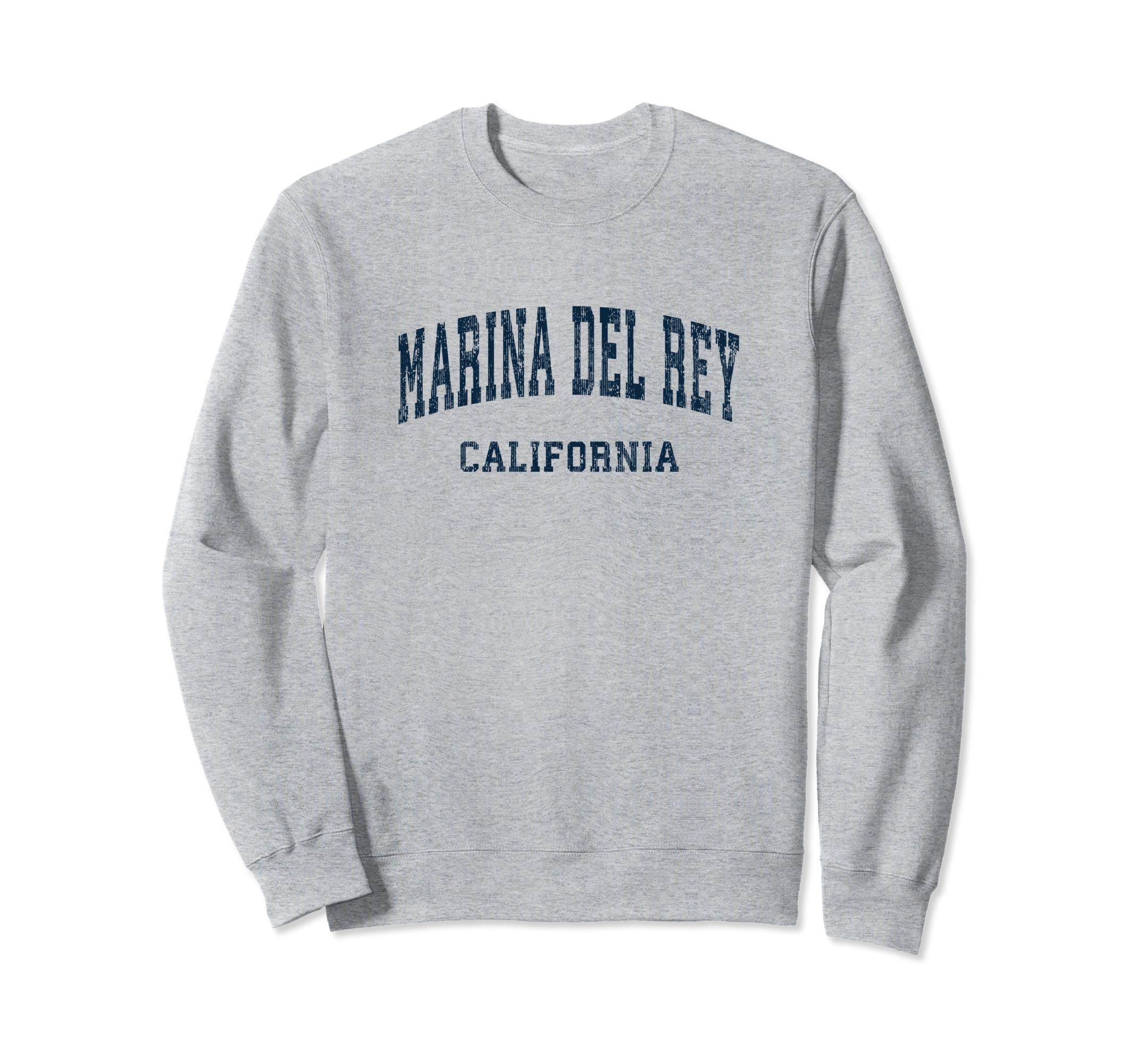Marina Del Rey California Ca Sweatshirt - Trendy Graphic for Adults - T-Shirt, Sweatshirt, Hoodie