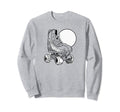 Minimalist Roller Skate Sun Simple Sweatshirt - Minimalist Print Men Women - T-Shirt, Sweatshirt, Hoodie