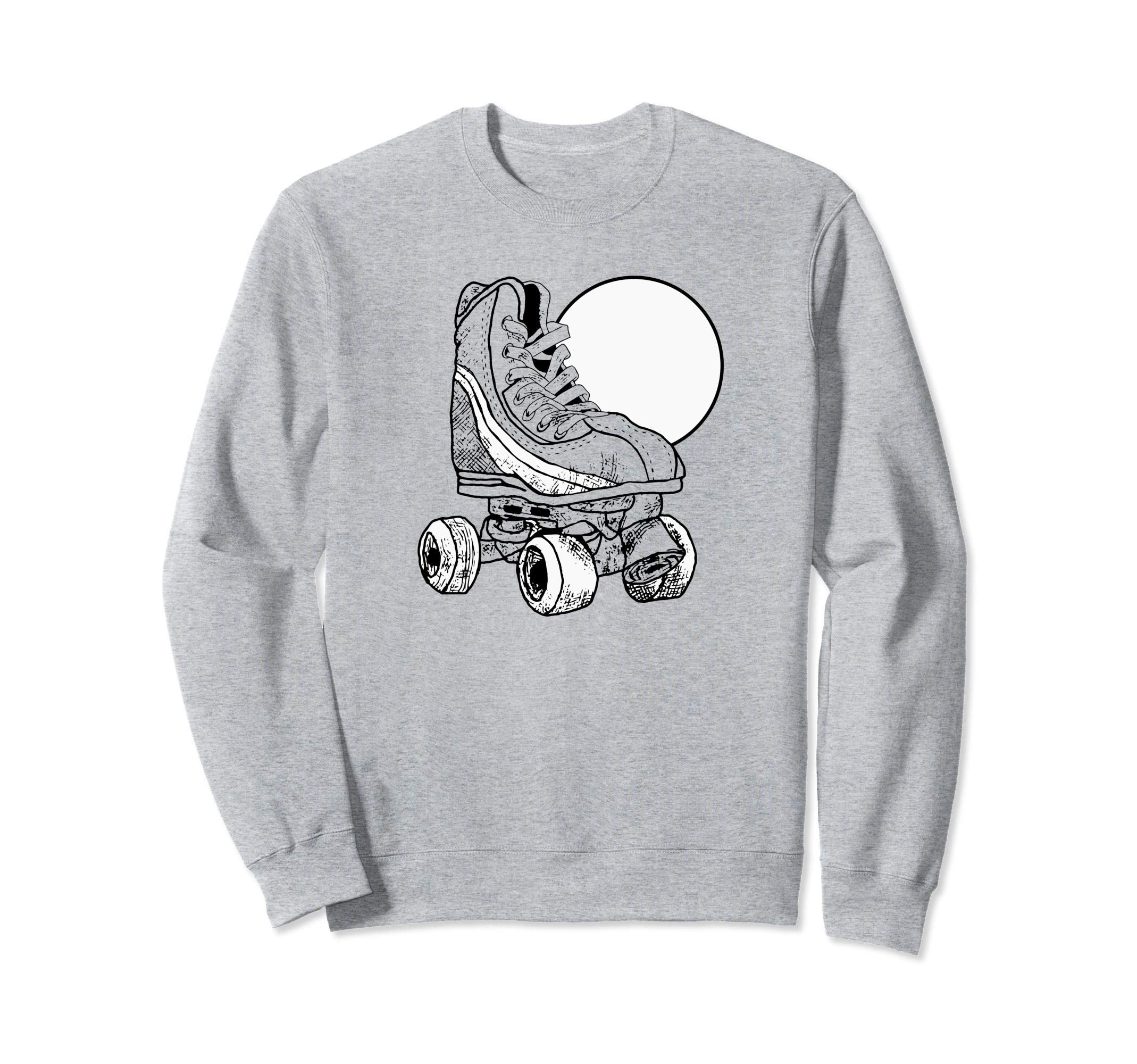 Minimalist Roller Skate Sun Simple Sweatshirt - Minimalist Print Men Women - T-Shirt, Sweatshirt, Hoodie