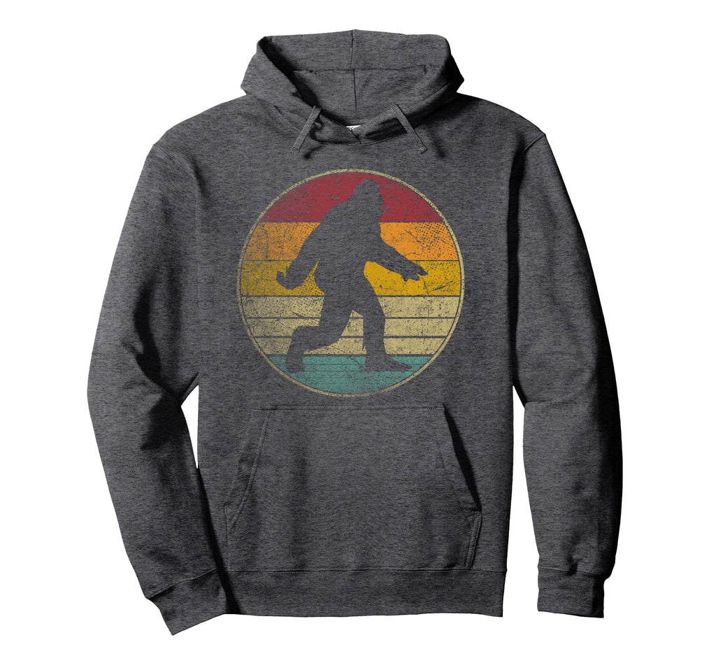Bigfoot Sasquatch Distressed Gift Hoodie - Custom Art Print for Adults - T-Shirt, Sweatshirt, Hoodie