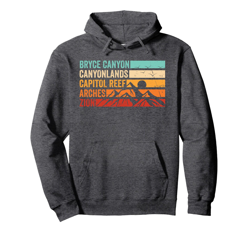 Moab Utah Souvenir Big 5 Mighty Five Hoodie - Fun Novelty Design Unisex - T-Shirt, Sweatshirt, Hoodie