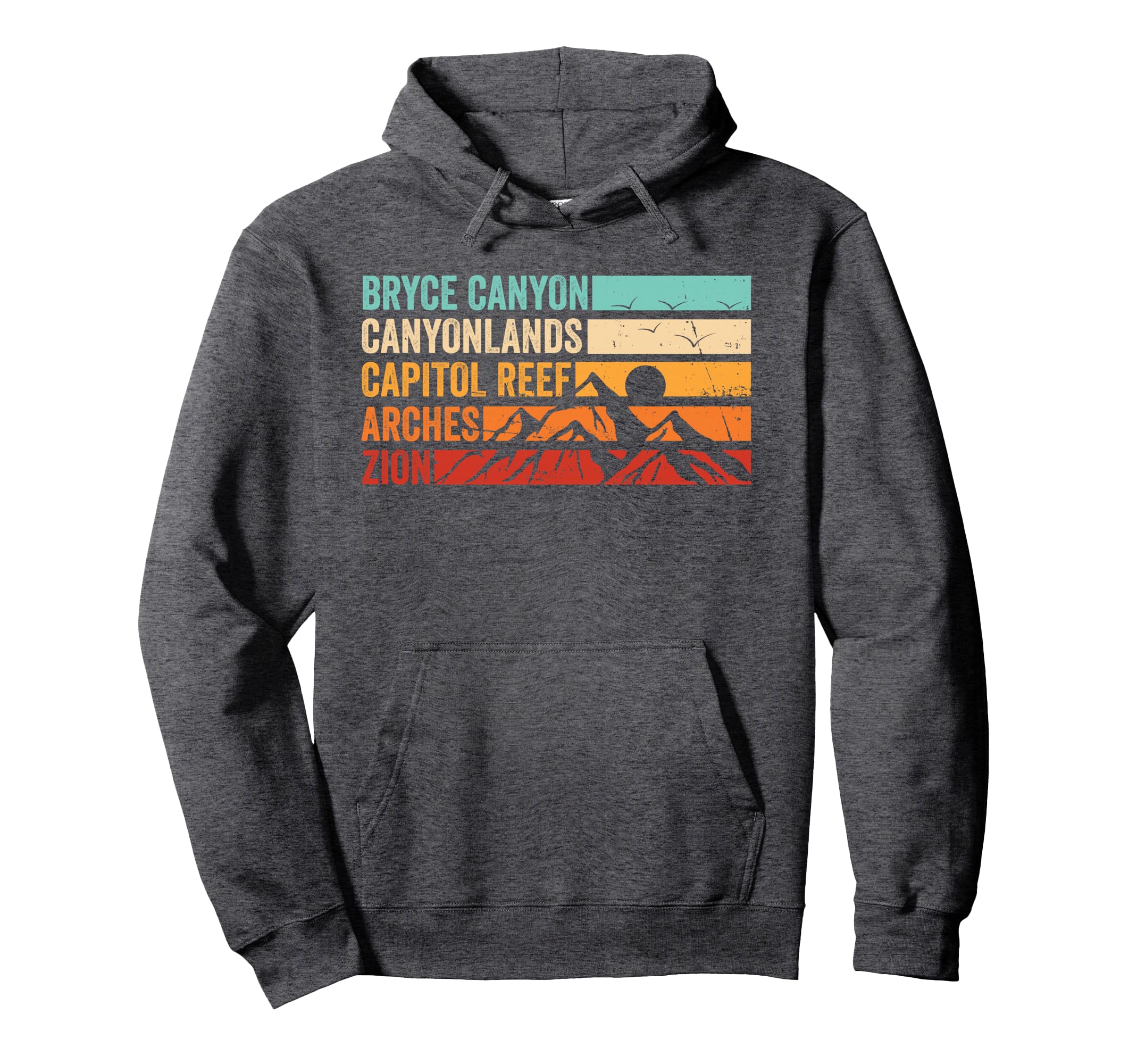 Moab Utah Souvenir Big 5 Mighty Five Hoodie - Fun Novelty Design Unisex - T-Shirt, Sweatshirt, Hoodie