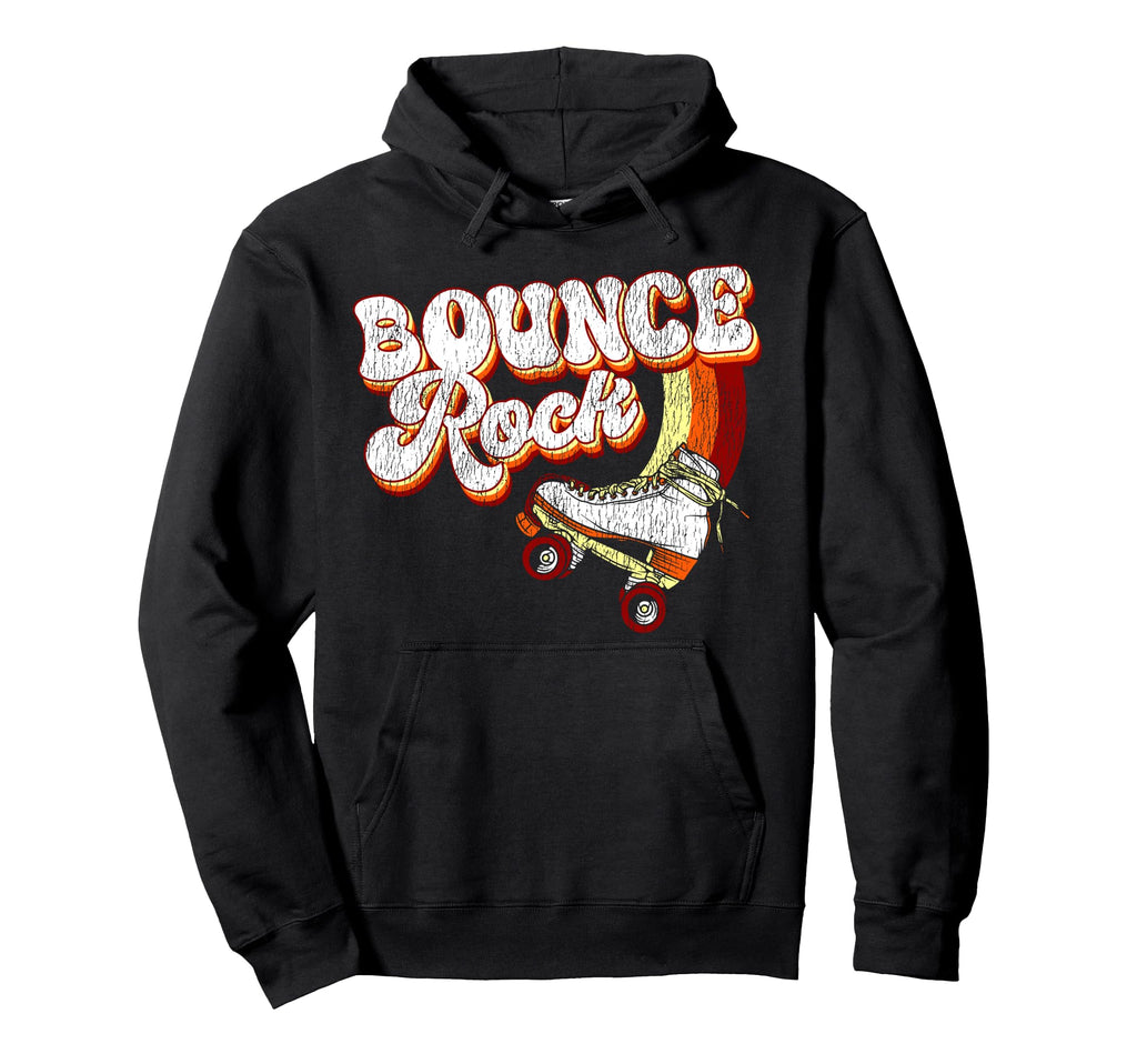 Roller Skating Skate 1970S Bounce Rock Hoodie - Unique Graphic Unisex - T-Shirt, Sweatshirt, Hoodie