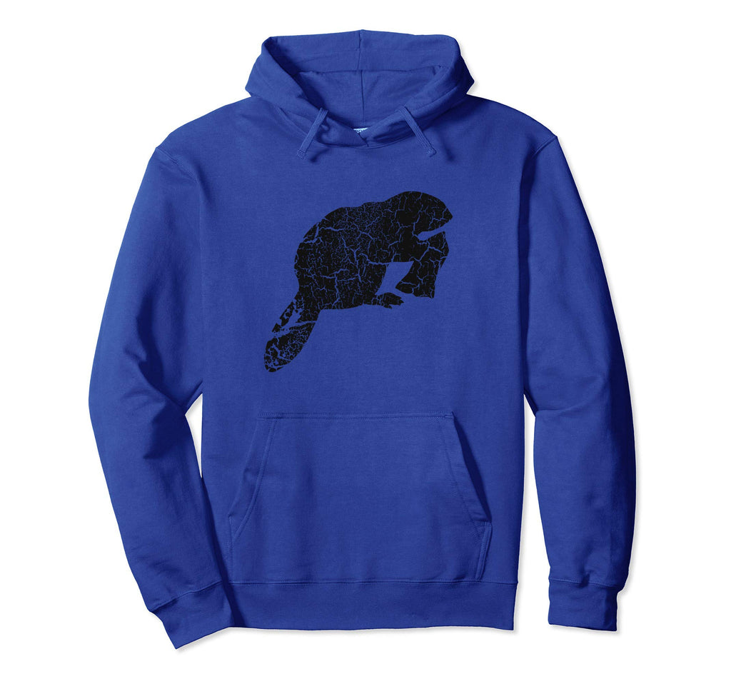 Beaver Distressed Beaver Hoodie - Streetwear Style Men Women - T-Shirt, Sweatshirt, Hoodie