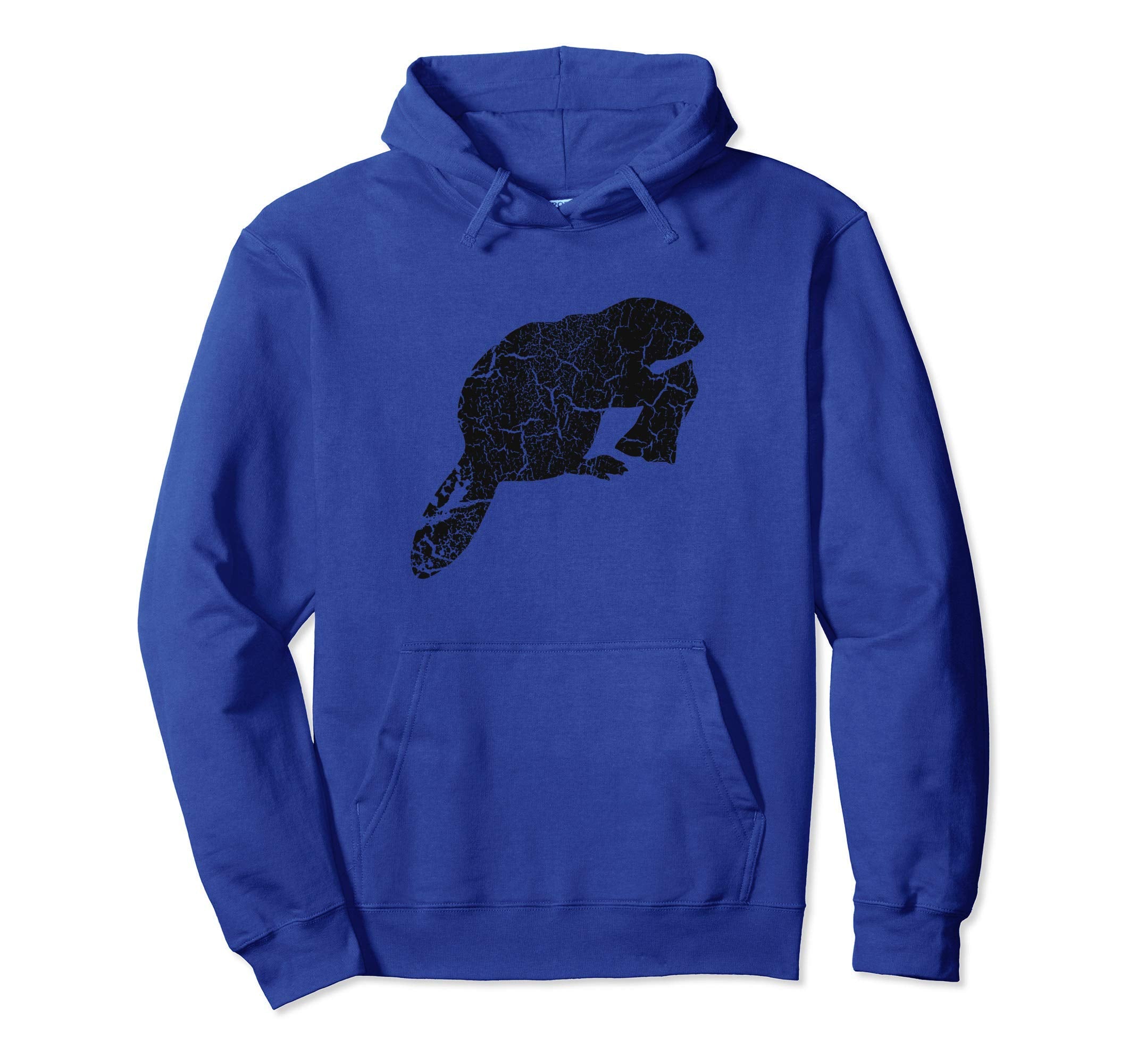 Beaver Distressed Beaver Hoodie - Streetwear Style Men Women - T-Shirt, Sweatshirt, Hoodie