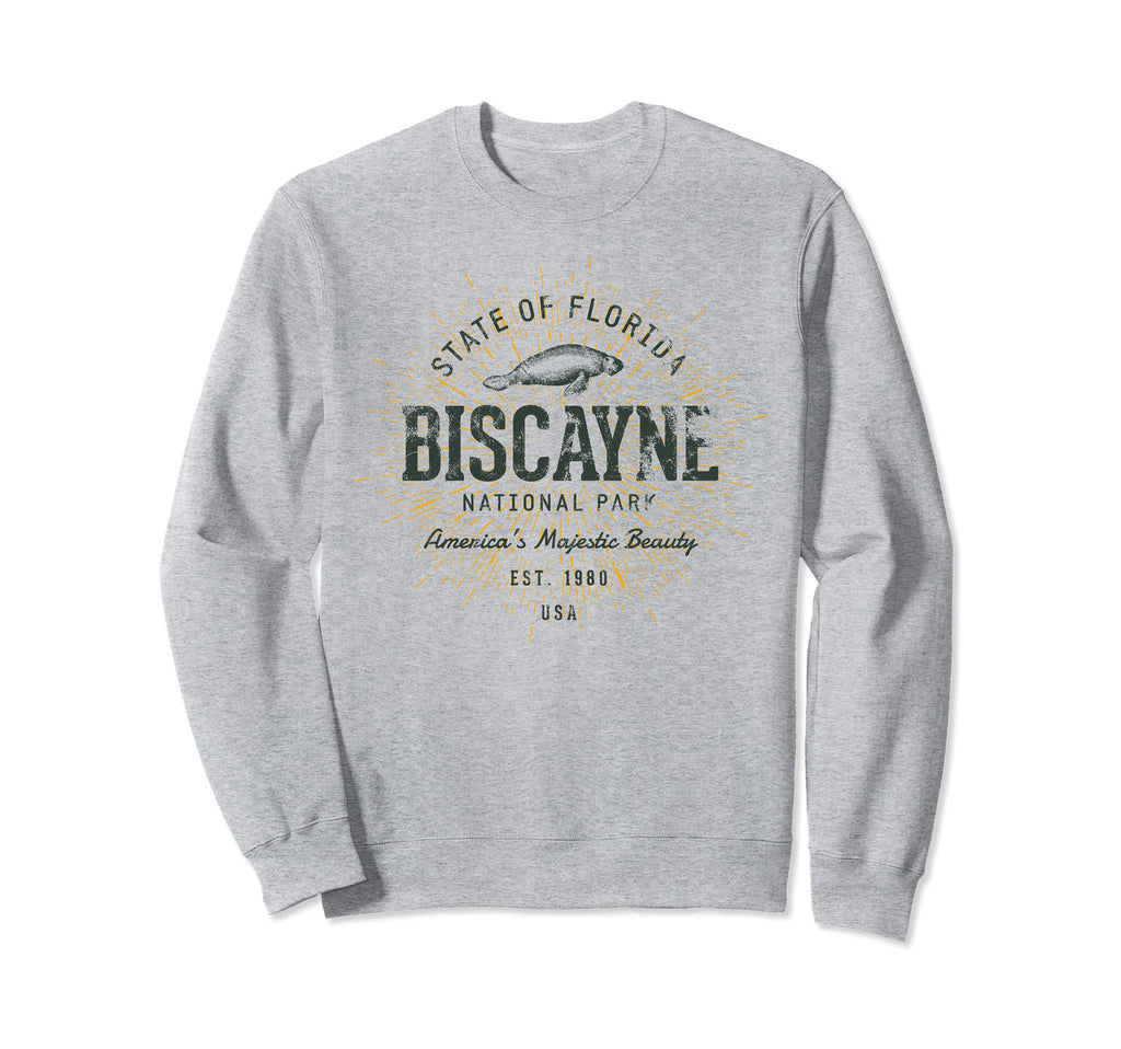 Biscayne National Park Sweatshirt - Minimalist Print for Adults - T-Shirt, Sweatshirt, Hoodie