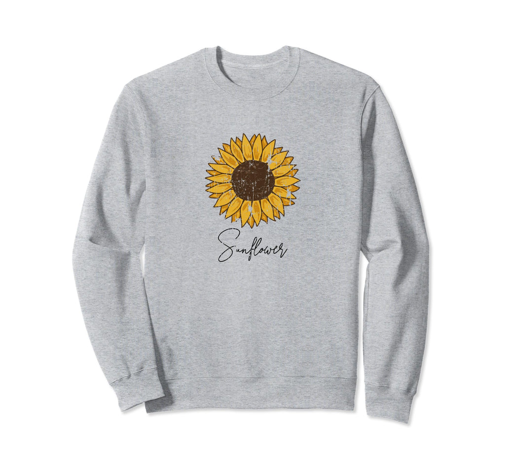 Womens Summer Sunflower Boho Flower Sweatshirt - Novelty Apparel for Adults - T-Shirt, Sweatshirt, Hoodie