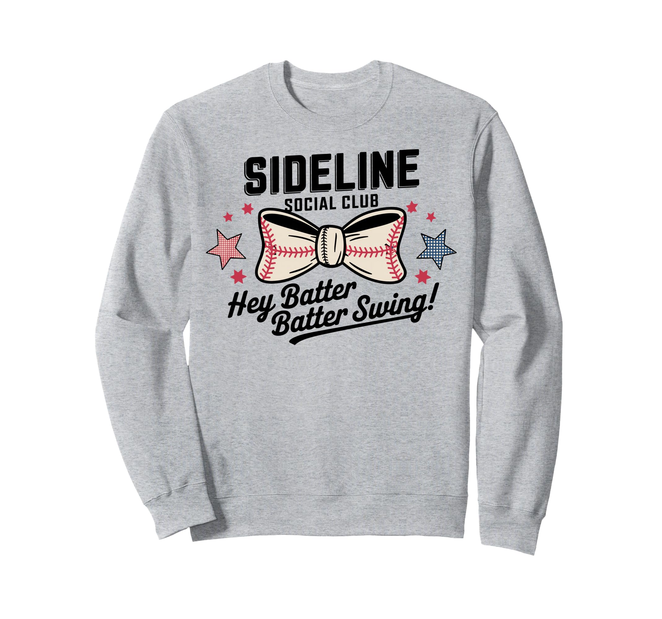 Funny Baseball Sideline Social Sweatshirt - Fun Novelty Design Men Women - T-Shirt, Sweatshirt, Hoodie