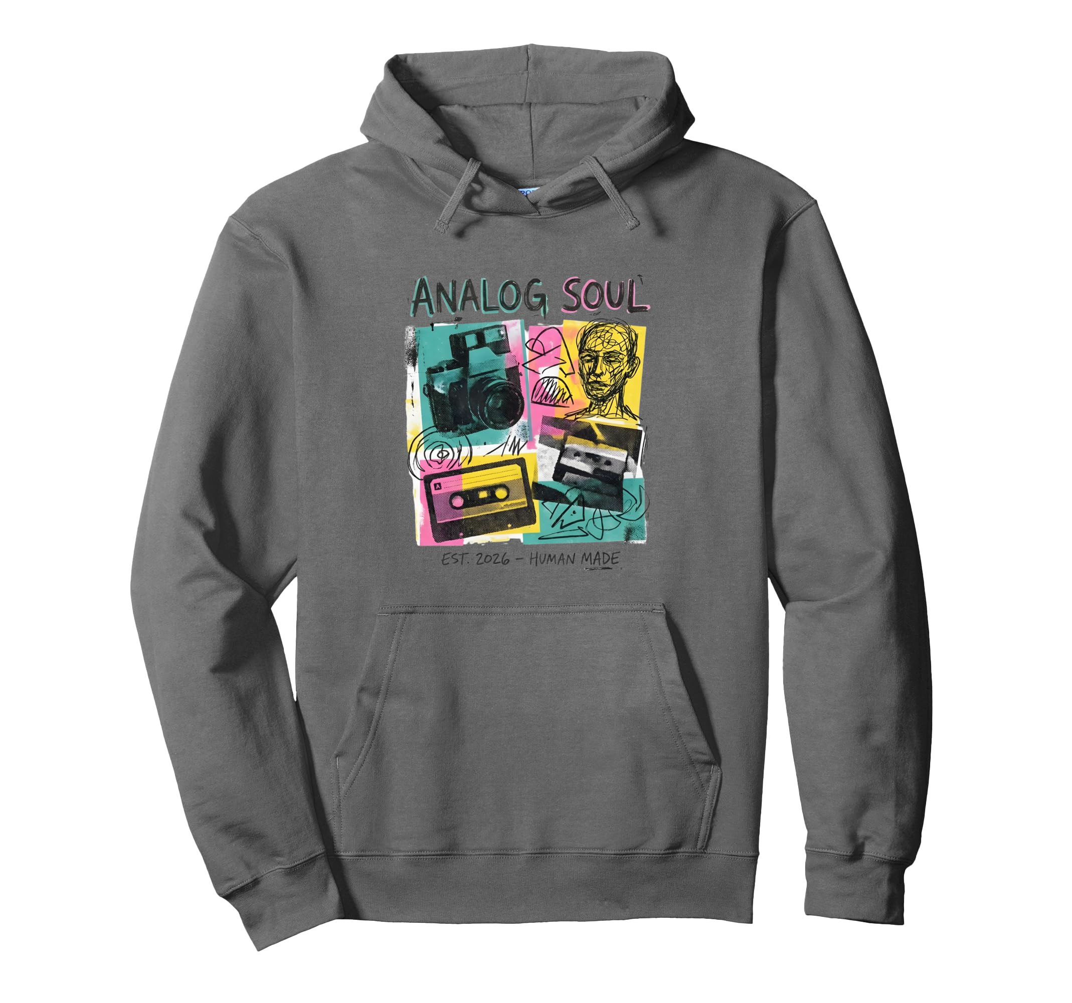Camera Cassette 80S 90S Music Aesthetic Hoodie - Unique Graphic for Adults - T-Shirt, Sweatshirt, Hoodie
