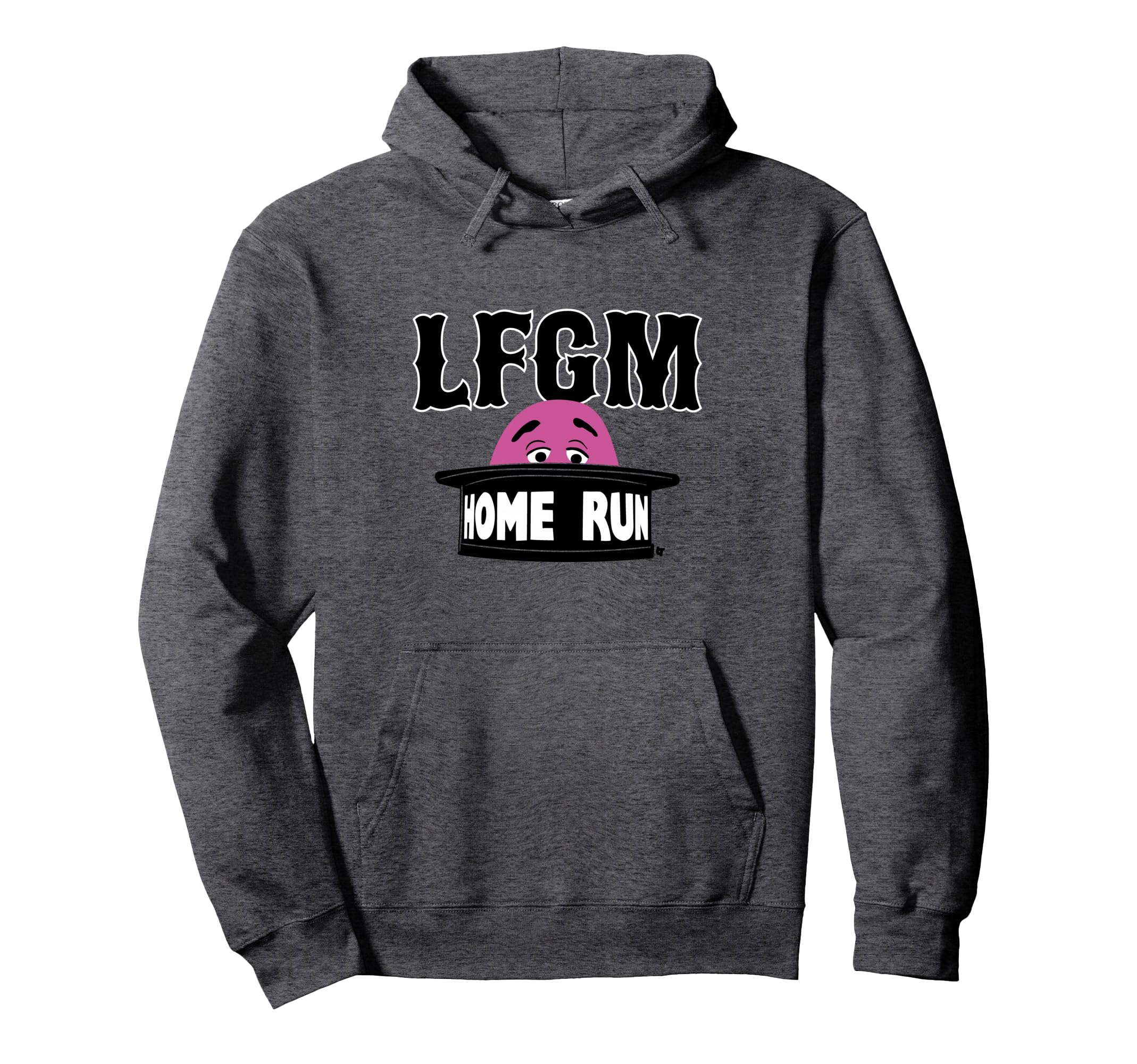 Lfgm Grimace New York Baseball Hoodie - Aesthetic Graphic Unisex - T-Shirt, Sweatshirt, Hoodie