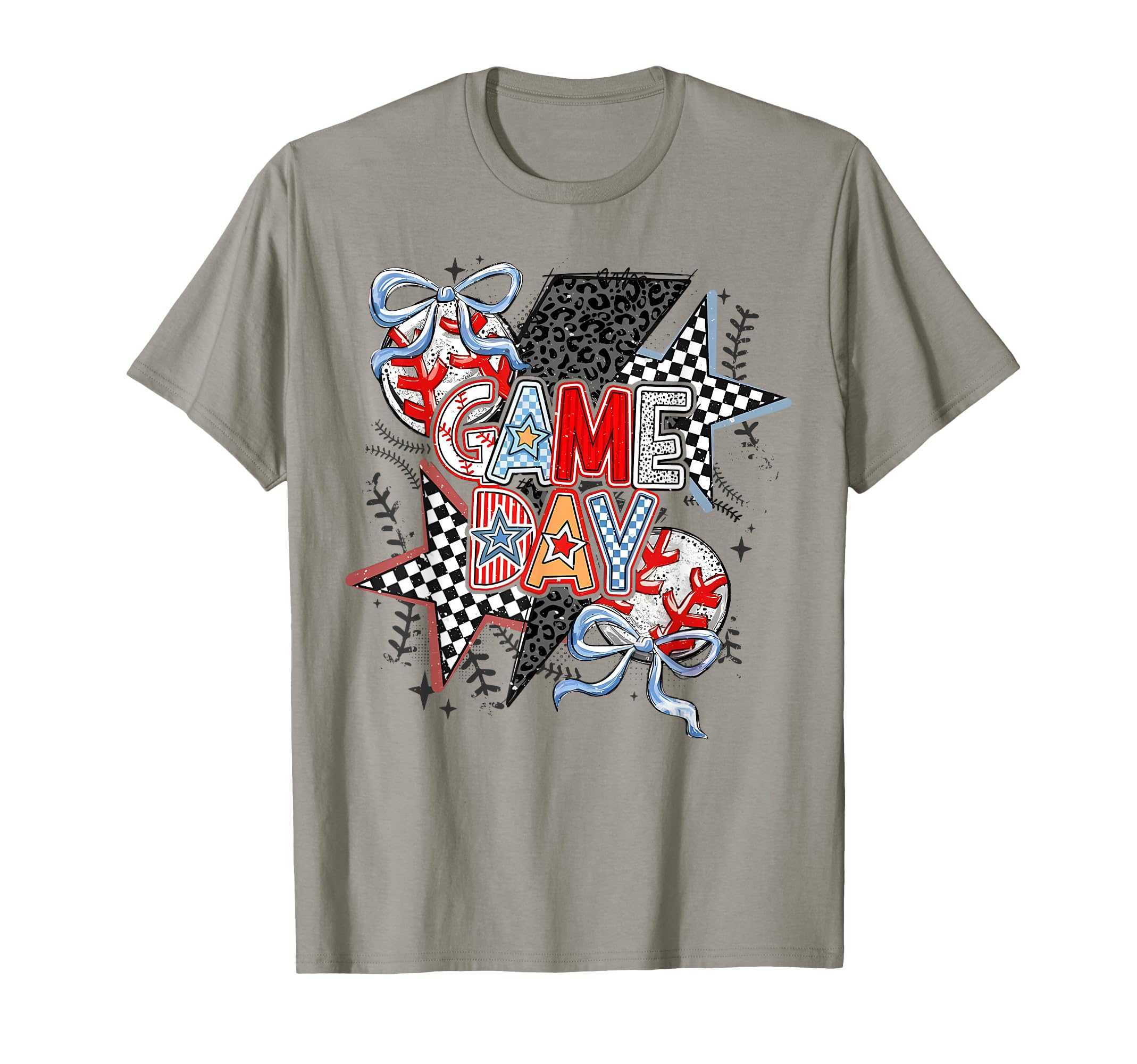 Baseball Player Game Day Leopard Cheetah T-Shirt - Minimalist Print Unisex - T-Shirt, Sweatshirt, Hoodie