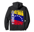 Venezuela Flag Distressed Venezuela Hoodie - Unique Graphic Men Women - T-Shirt, Sweatshirt, Hoodie