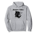 Bass Fish Keepin It Reel Fishing Hoodie - Novelty Apparel Men Women - T-Shirt, Sweatshirt, Hoodie