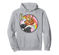 Shiba Inu Eating Ramen Surfing Hoodie - Fun Novelty Design Men Women - T-Shirt, Sweatshirt, Hoodie