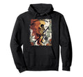 Boho Spooky Season Skeleton Halloween Hoodie - Graphic Print Men Women - T-Shirt, Sweatshirt, Hoodie
