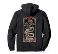 Aesthetic Back Dragon Y2K Streetwear Hoodie - Custom Art Print Men Women - T-Shirt, Sweatshirt, Hoodie