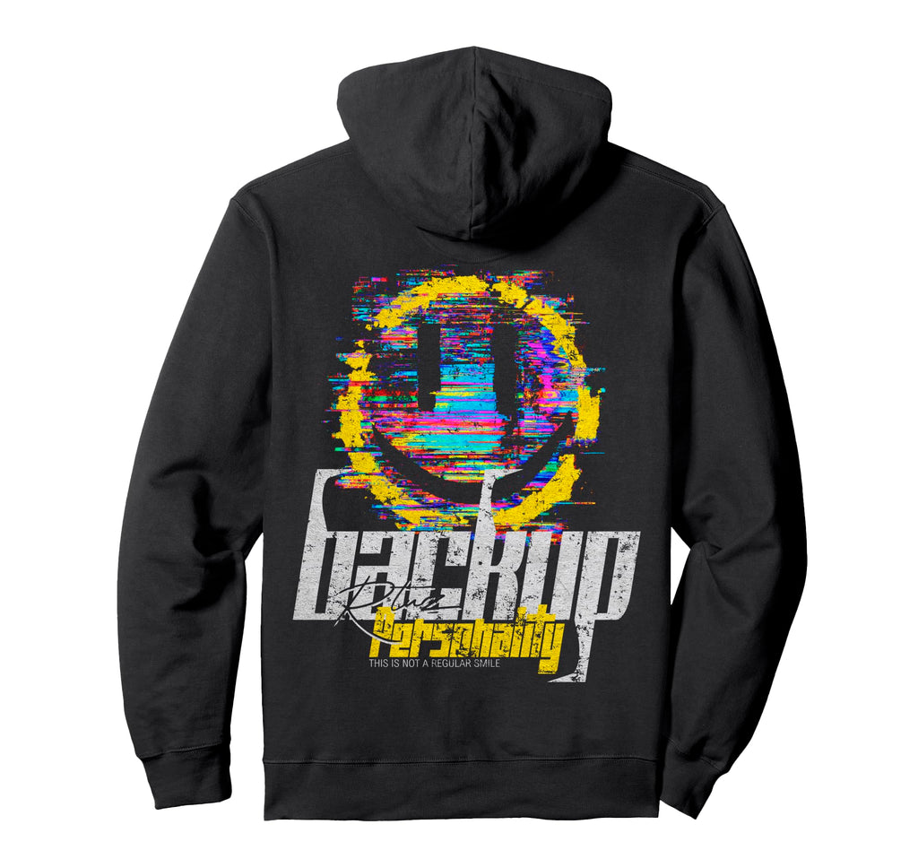Y2K Back Streetwear Smile Hoodie - Custom Art Print Unisex - T-Shirt, Sweatshirt, Hoodie