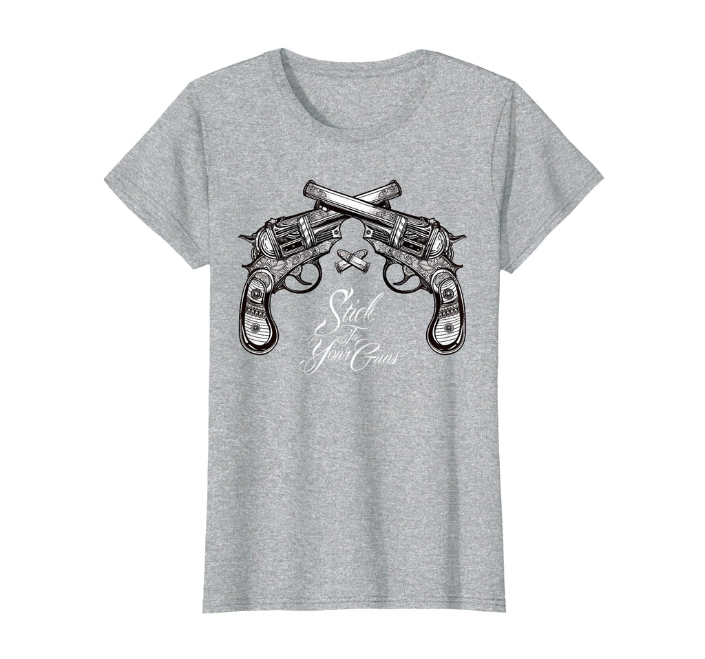 Stick To Your Guns Western Bandit Cowboy T-Shirt - Minimalist Print Unisex - T-Shirt, Sweatshirt, Hoodie