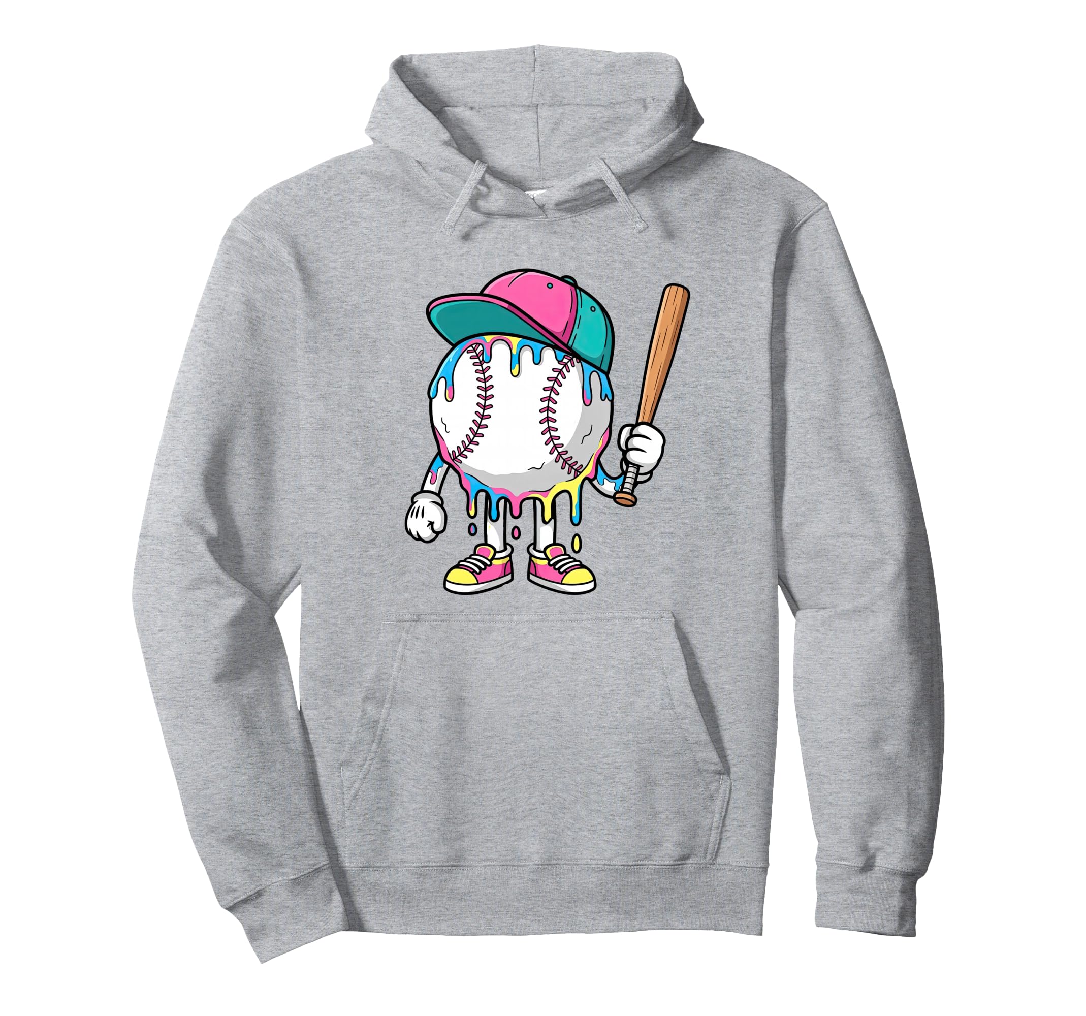 Baseball Drip Game Day Sport Lover Ice Hoodie - Streetwear Style Unisex - T-Shirt, Sweatshirt, Hoodie